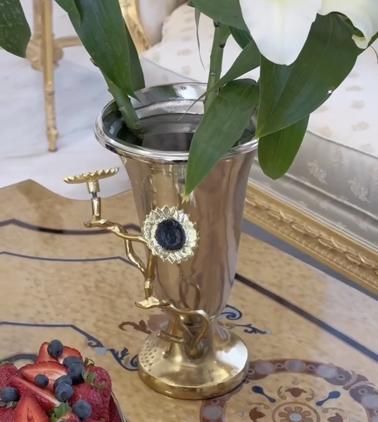 گلدان رومیزی افتابگردان