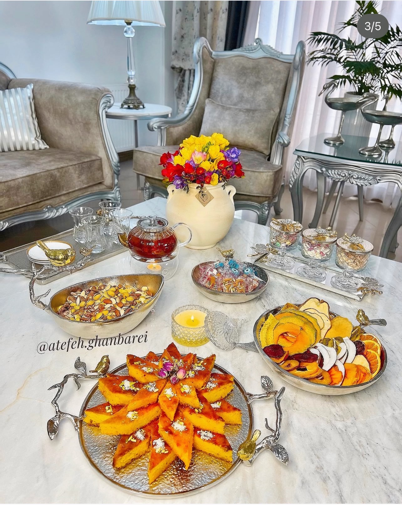کاسه اجیل گنجشک کشکولی